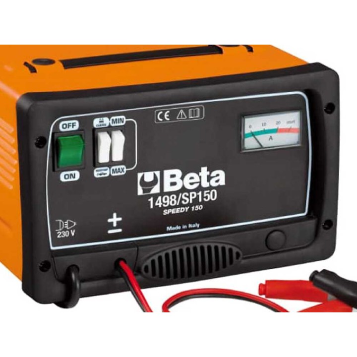 Beta 1498/SP150 akkulaturi ja käynnistysapu, 12 V, 230 V, 85 A