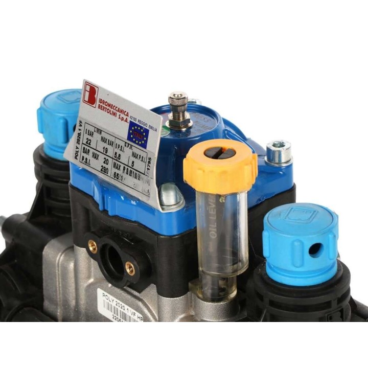 Bertolini POLY 2020.1 VF ruiskutuspumppu, 22 l/min, 20 bar, 1 HP