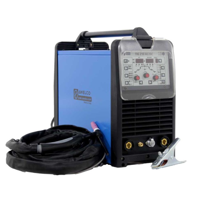 Awelco TIG 210 AC/DC hitsausinvertteri, TIG AC/DC ja MMA, 5–210 A