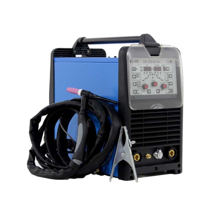 Awelco TIG 210 AC/DC hitsausinvertteri, TIG AC/DC ja MMA, 5–210 A