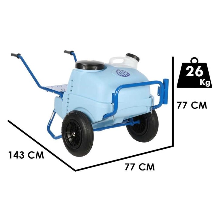 Annovi Reverberi CAR 130/H ruiskutusvaunu, 130 l säiliö, 230 V