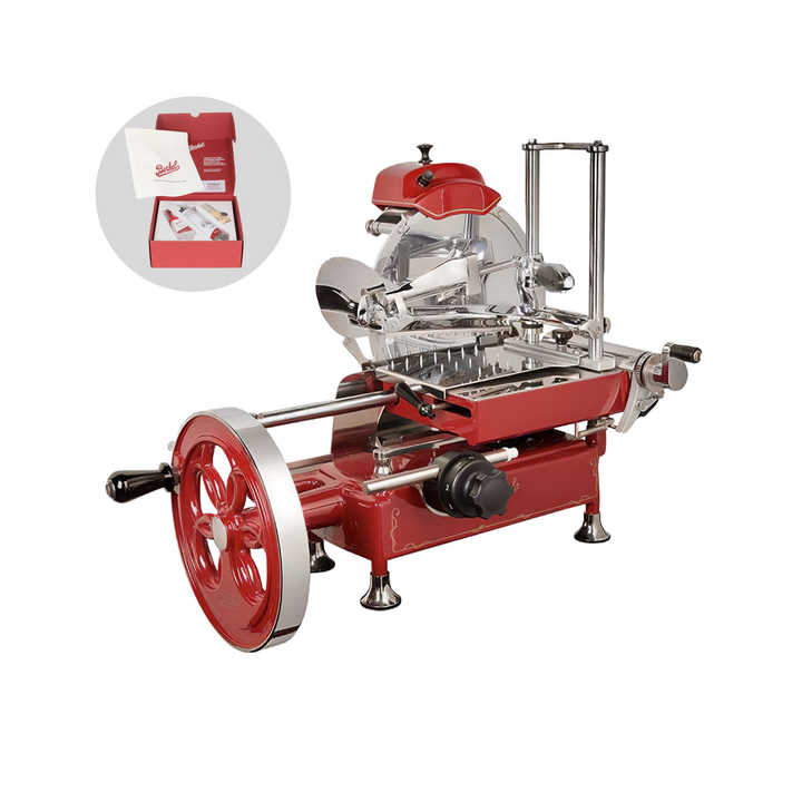 Berkel B2 Rossa vauhtipyöräkäyttöinen viipalointikone 265 mm punainen