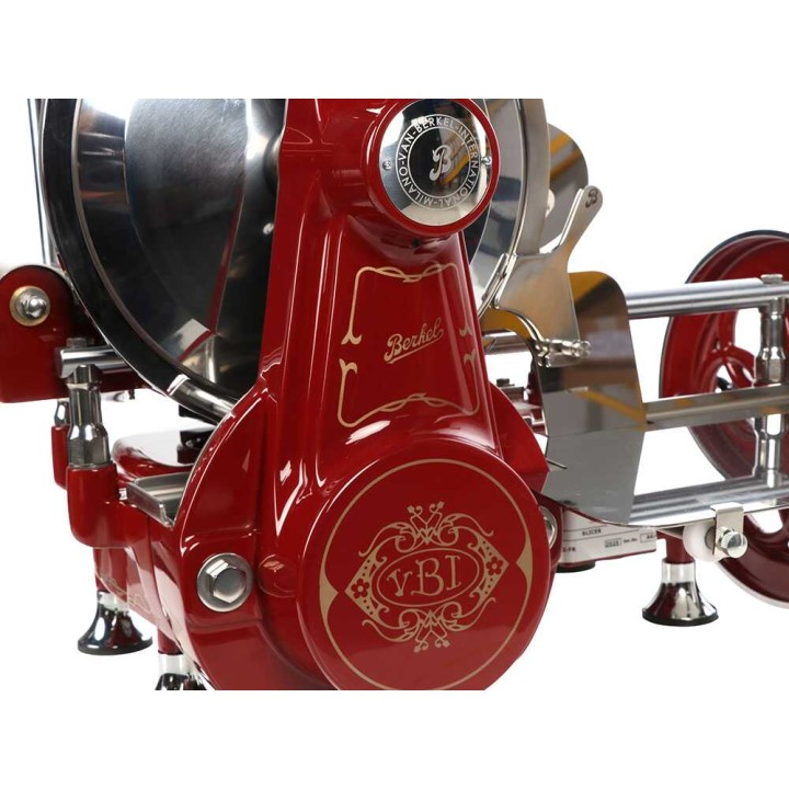Berkel B2 Rossa vauhtipyöräkäyttöinen viipalointikone, 265 mm, punainen
