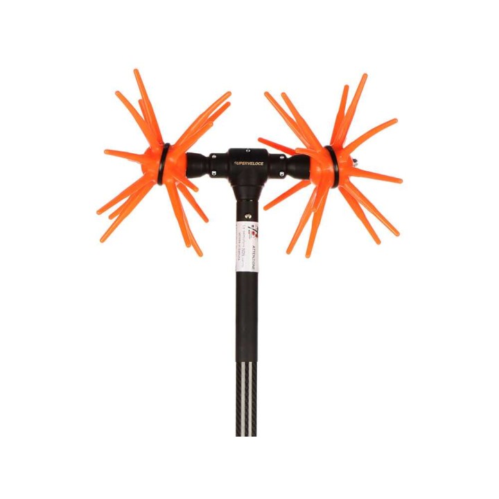 Ripartrak Superveloce X.4 FX oliivinkeruulaite, 1 000 W, 12 V, hiilikuituvarsi 240 cm