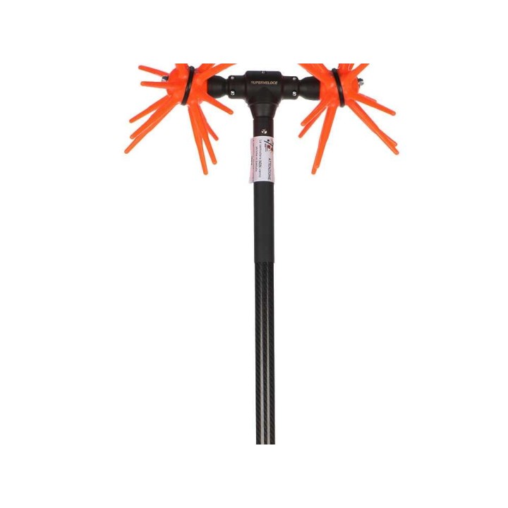 Ripartrak Superveloce X.4 FX oliivinkeruulaite, 1 000 W, 12 V, hiilikuituvarsi 240 cm
