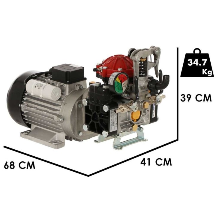 Annovi Reverberi CAR 130/P + AR 30 EM -ruiskuvaunu, 130 l, 230 V, 1 800 W