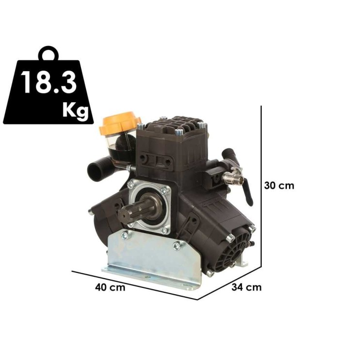 Bertolini PA 930 VD kolmikalvopumppu ruiskutukseen, 90 l/min, 40 bar