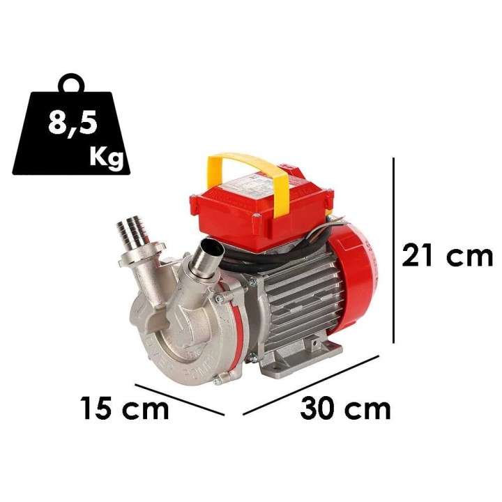 Rover Novax 30 T sähköinen siirtopumppu, 400 V, 1 HP, 85 l/min