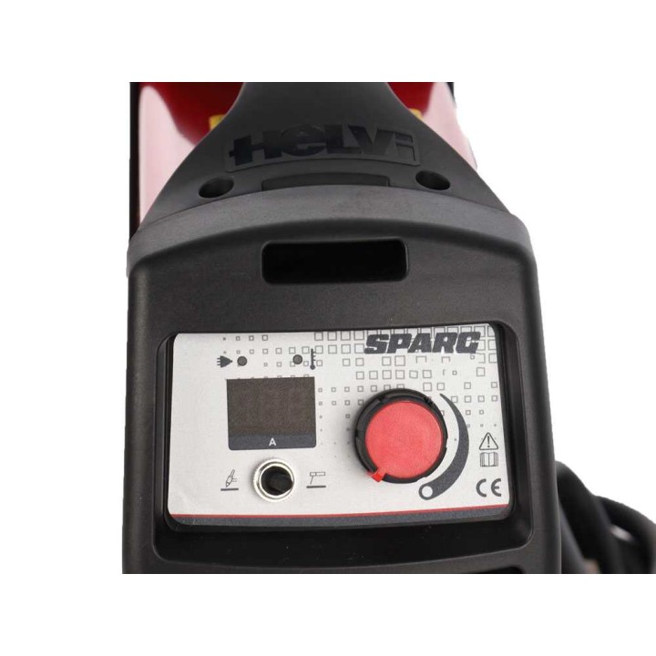 Helvi Sparc 120 MMA-hitsausinvertteri, 10–120 A, 230 V, iskunkestävä laukku