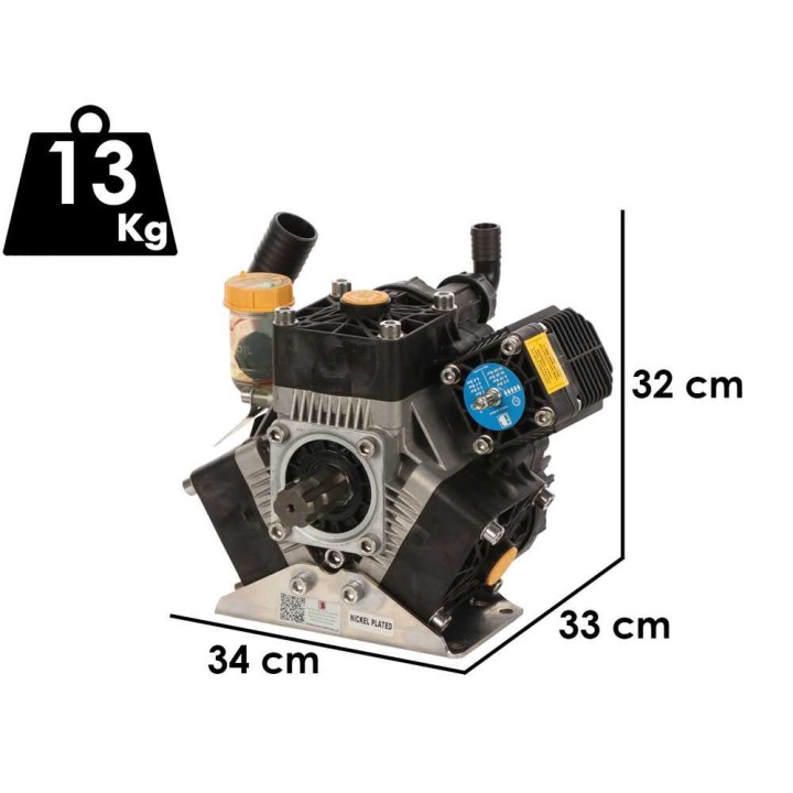 Bertolini Pumps POLY 2105 VS kolmikalvopumppu, 106 l/min, 15 bar, traktori