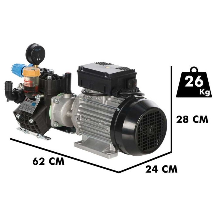 PA 330.1 VF sähköinen kalvopumppu ruiskutuksiin, 34 l/min, 40 bar, 1 800 W