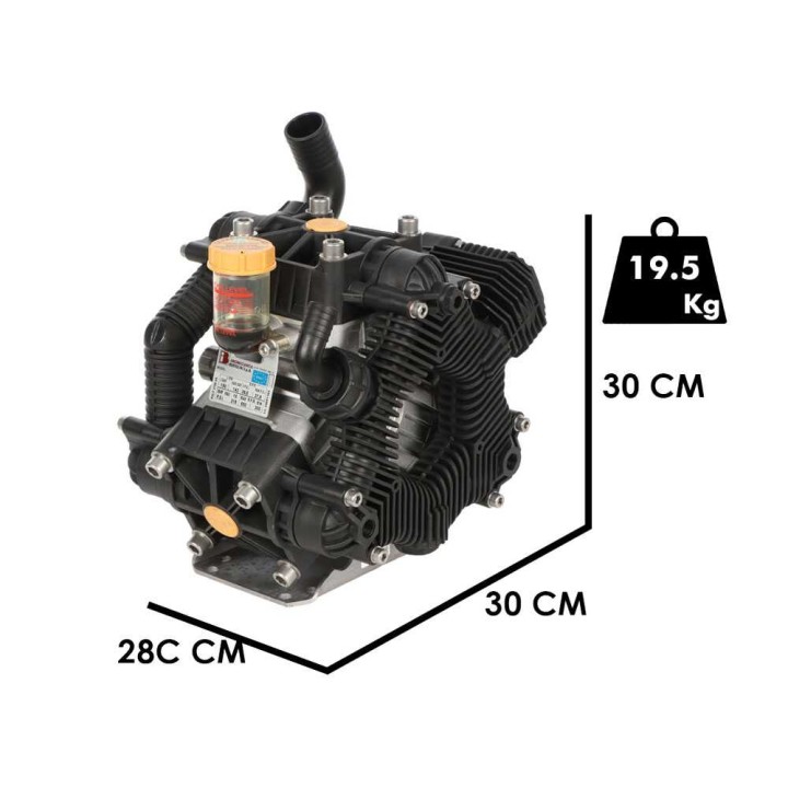 Bertolini Pumps POLY 2150 VS kalvopumppu, 150 l/min, 15 bar, 5,6 HP