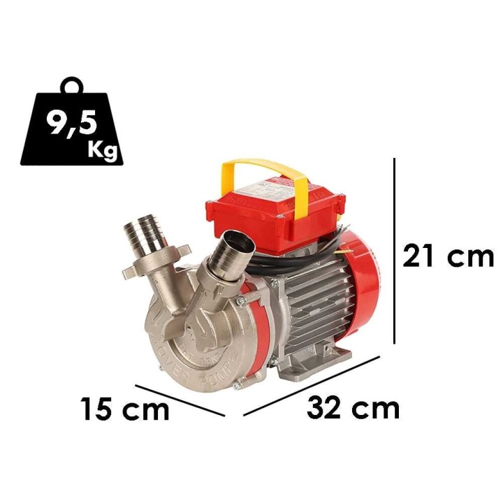 Rover Novax 40 T sähköinen siirtopumppu, 1 HP, 400 V, 105 l/min