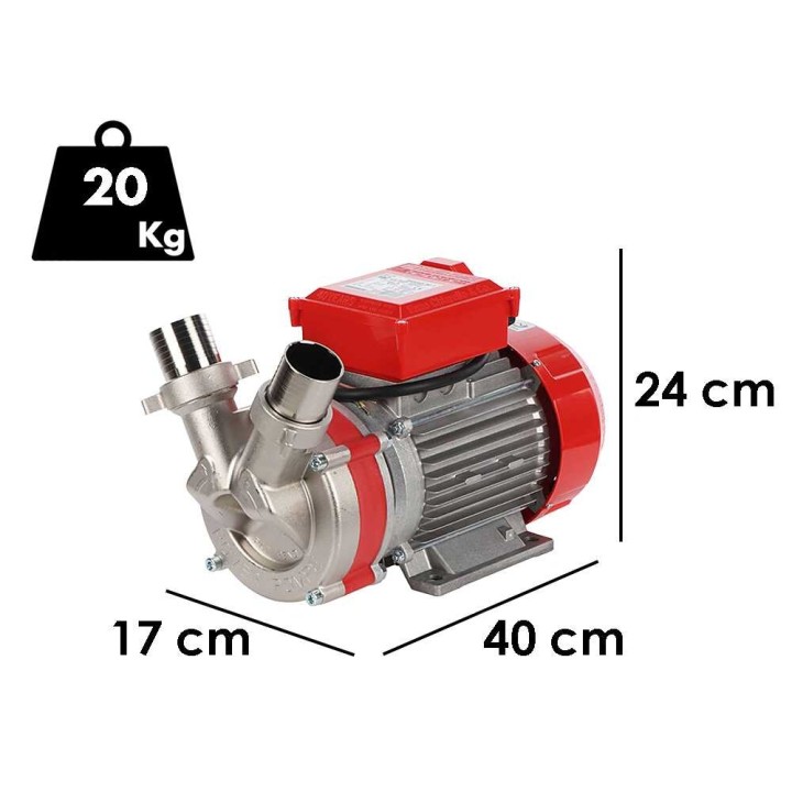 Rover Novax 50 T sähköinen siirtopumppu, 3 HP, 400 V, 250 l/min