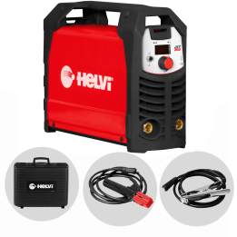 Helvi Jet 200 invertterihitsauskone MMA TIG Lift 10 200 A 230 V laukku ja lisävarusteet