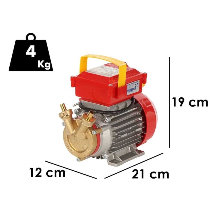 Rover BE-M 10 sähköpumppu nesteiden siirtoon, pronssi, 230 V, 0,4 HP