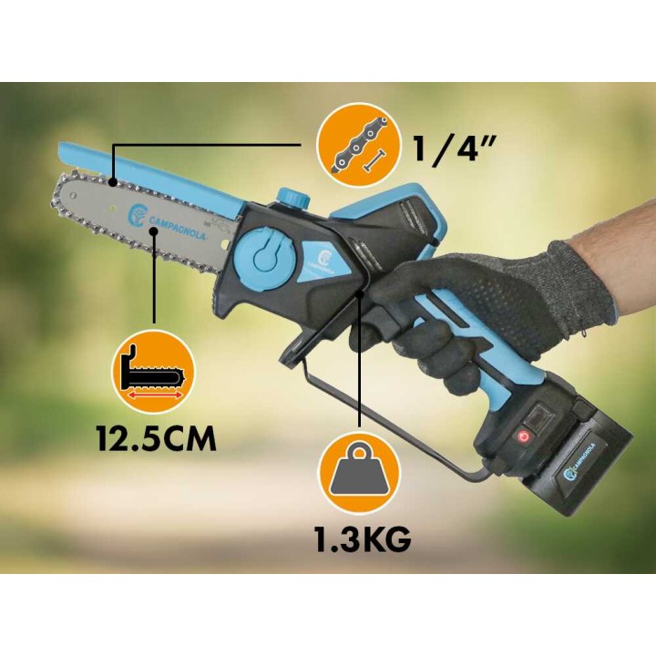 Campagnola FURY XM -akkupak-saha, 2 × 14,4 V 2,5 Ah