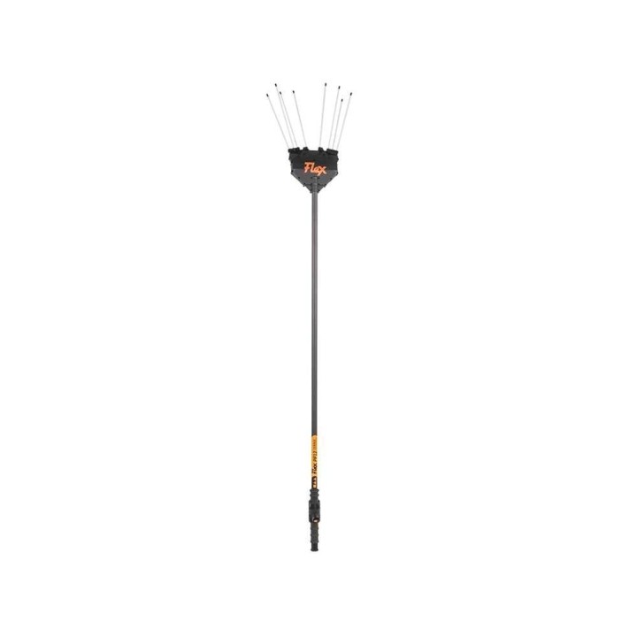 Oliviero Flex-PPF12 Premium oliivinkorjuulaite, hiilikuituvarsi 250 cm, 12 V