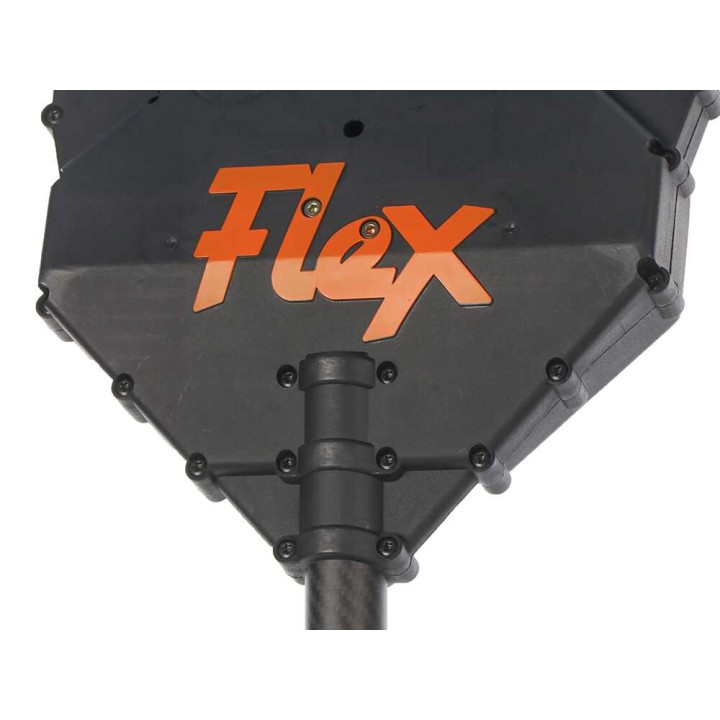 Oliviero Flex-PPF12 Premium oliivinkorjuulaite, hiilikuituvarsi 250 cm, 12 V