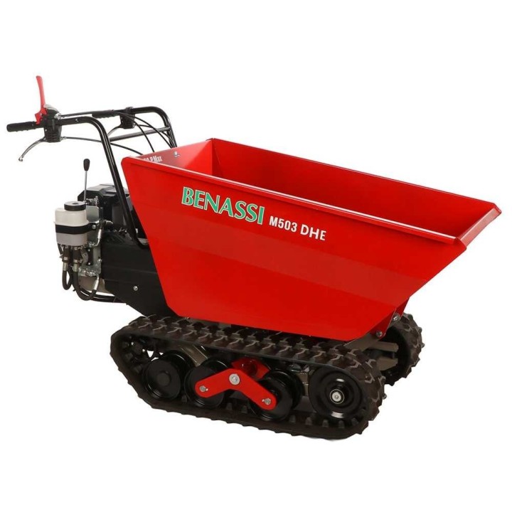 Benassi M503E DH akkukäyttöinen telaketjukuljetin, 550 kg, 56 V, hydraulinen kippaus