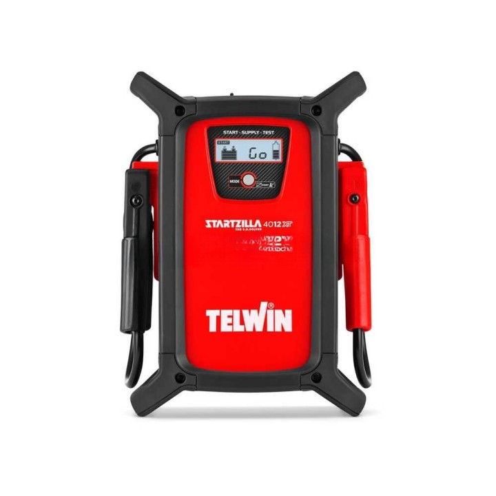 Telwin STARTZILLA 4012 XT monitoiminen käynnistin ja akkutesteri, 12 V, 4 000 A