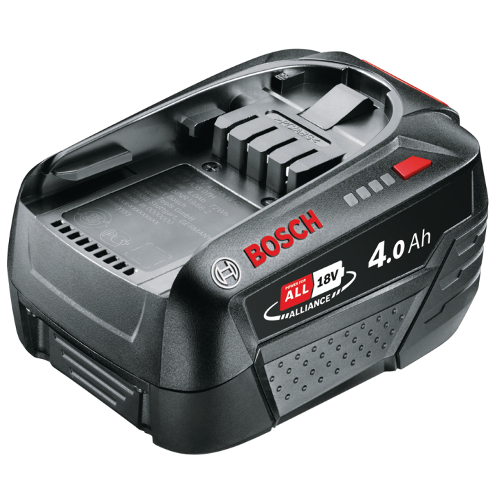 Bosch 18 V 4 Ah P4A akku POWER FOR ALL 18V järjestelmään