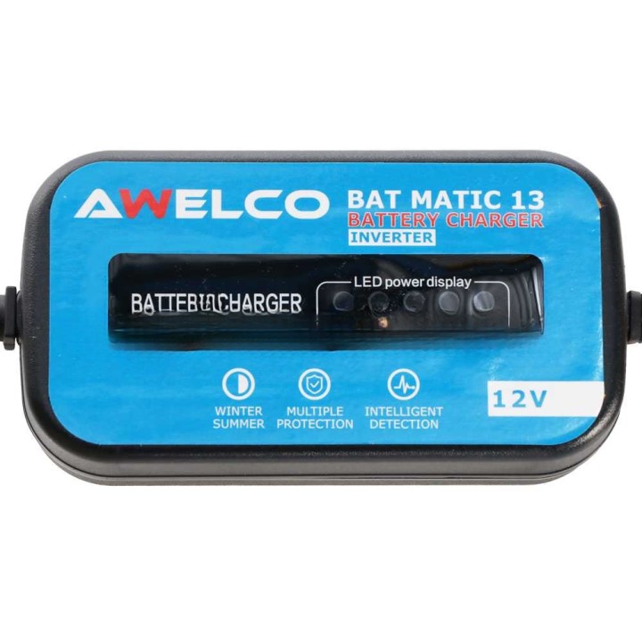 Awelco BAT MATIC 13 akkulaturi ja ylläpitolaturi, 12 V, 2 A