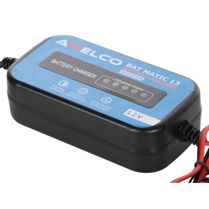 Awelco BAT MATIC 13 akkulaturi ja ylläpitolaturi, 12 V, 2 A