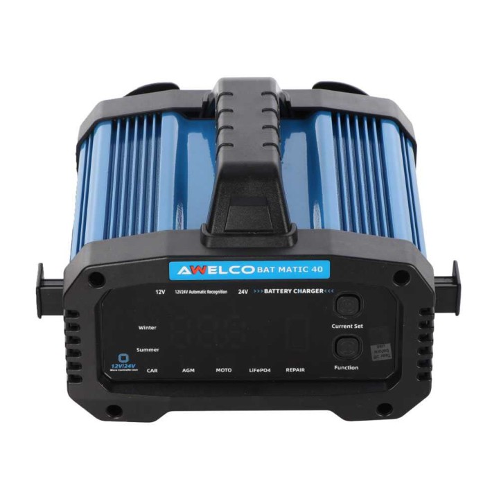 Awelco BAT MATIC 40 akkulaturi ja ylläpitolaturi, 12/24 V, 327 W