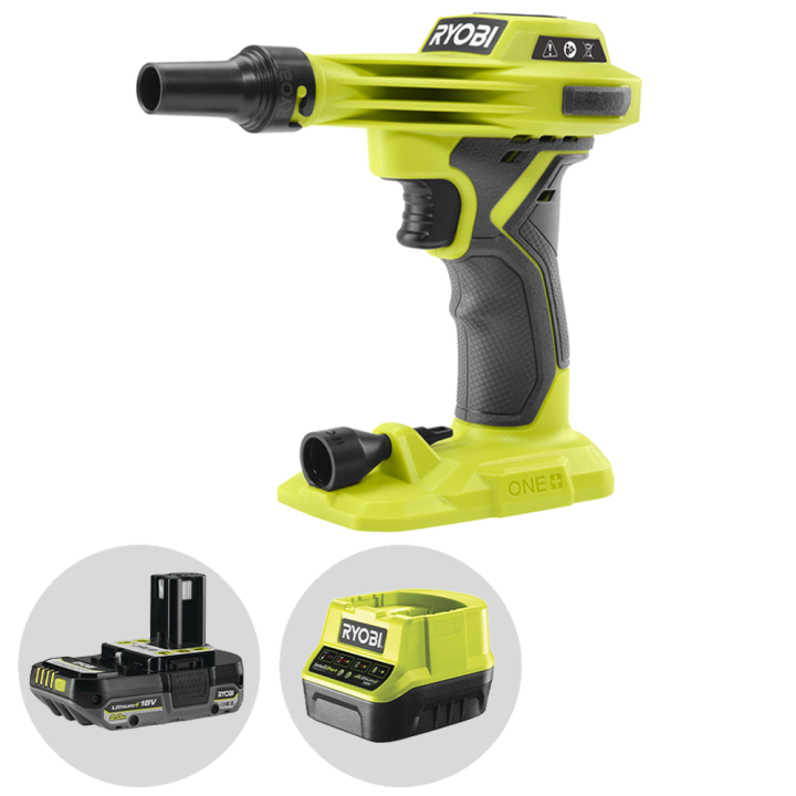 Ryobi RVI18 0 akkukompressori 18 V 2 Ah 210 l min