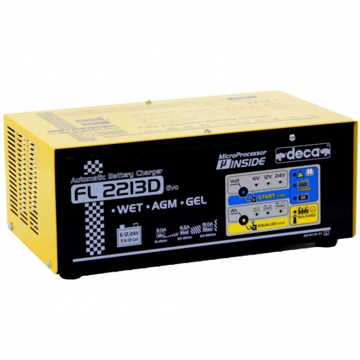 Deca FL 2213D akkulaturi ja ylläpitolaturi 6 24 V 530 W