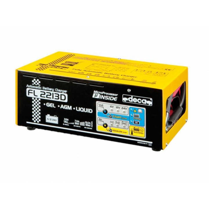 Deca FL 2213D akkulaturi ja ylläpitolaturi, 6–24 V, 530 W