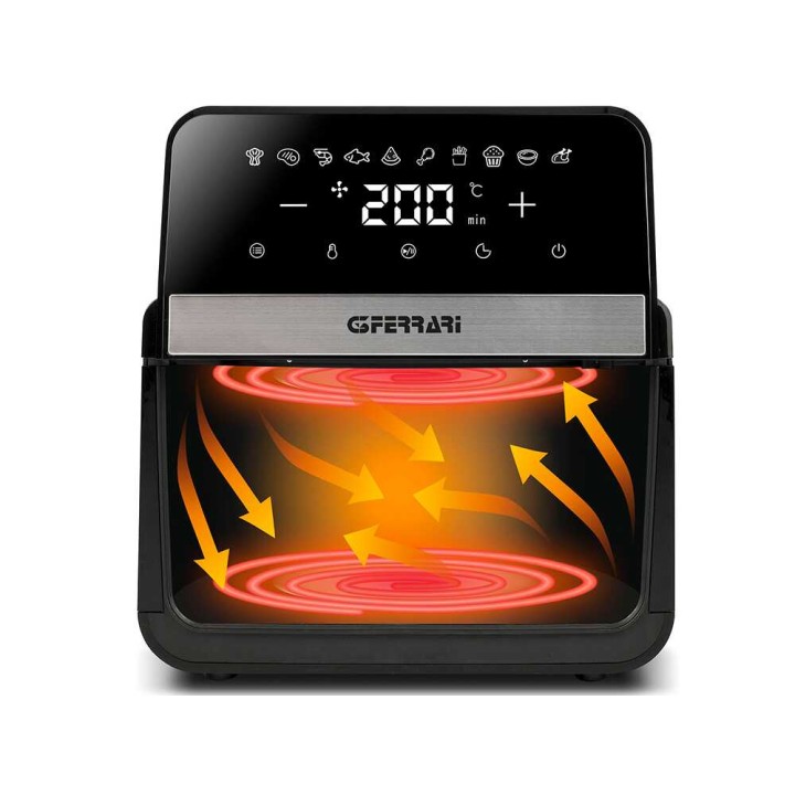 G3 Ferrari Friggisano 2X kuumailmakeitin, 8,5 l, 2 100 W, kosketusnäyttö