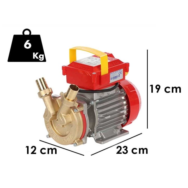 Rover BE-M 25 sähköpumppu nesteiden siirtoon, pronssi, 230 V, 0,6 HP