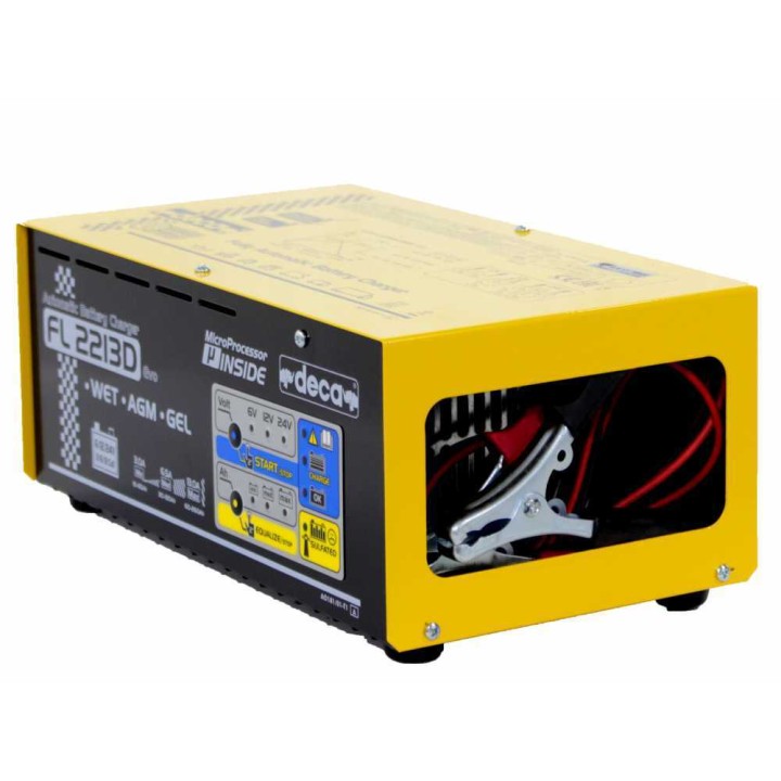 Deca FL 2213D akkulaturi ja ylläpitolaturi, 6–24 V, 530 W