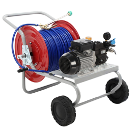Bertolini Pumps PA 330 1 VF sähkökäyttöinen kalvopumppu kärryllä 230 V 100 m letku
