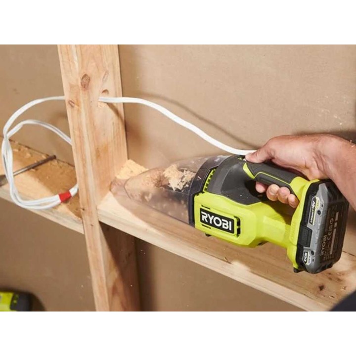 Ryobi RHV18F-0 akkukäyttöinen imuri, jatkoputki, 18 V, 2 Ah