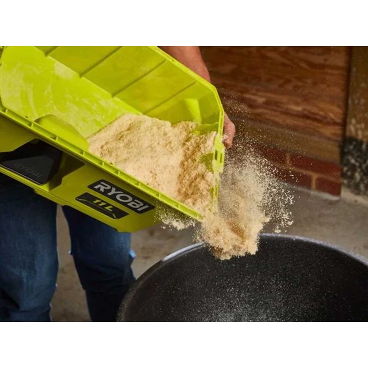 Ryobi RV1811-0 märkä- ja kuivaimuri, 18 V, 4 Ah, puhallustoiminto