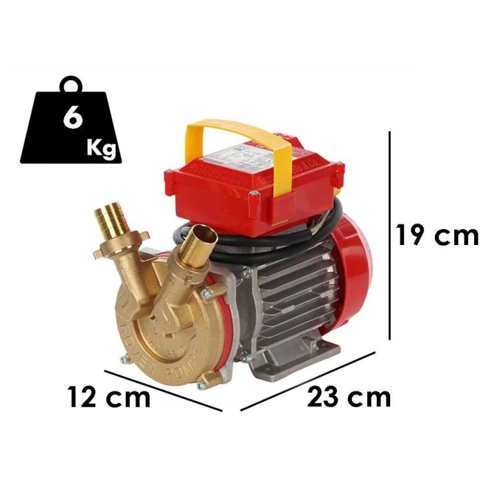 Rover BE-T 25 sähköpumppu nesteiden siirtoon, pronssi, 400 V, 0,6 HP