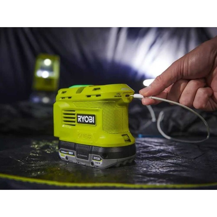 Ryobi RY18BI150B-0 akkukäyttöinen invertteri, 150 W, 18 V, akkulaturi