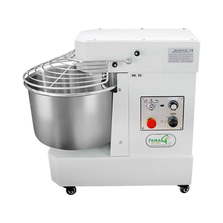 Famag IM 30/230 10 Velocità HH spiraalitaikinakone, 30 l, 1,5 HP, 230 V