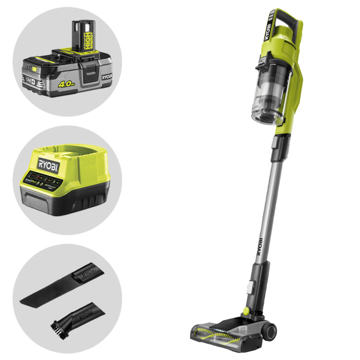 Ryobi RSV18 0 akkupölynimuri 18 V 4 Ah 0 6 l