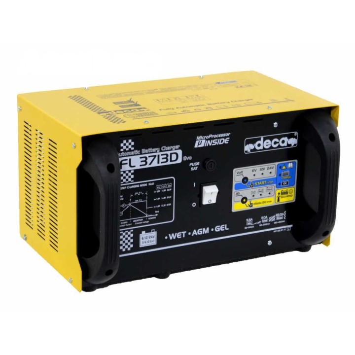Deca FL 3713D akkulaturi ja ylläpitolaturi, 6–24 V, 760 W