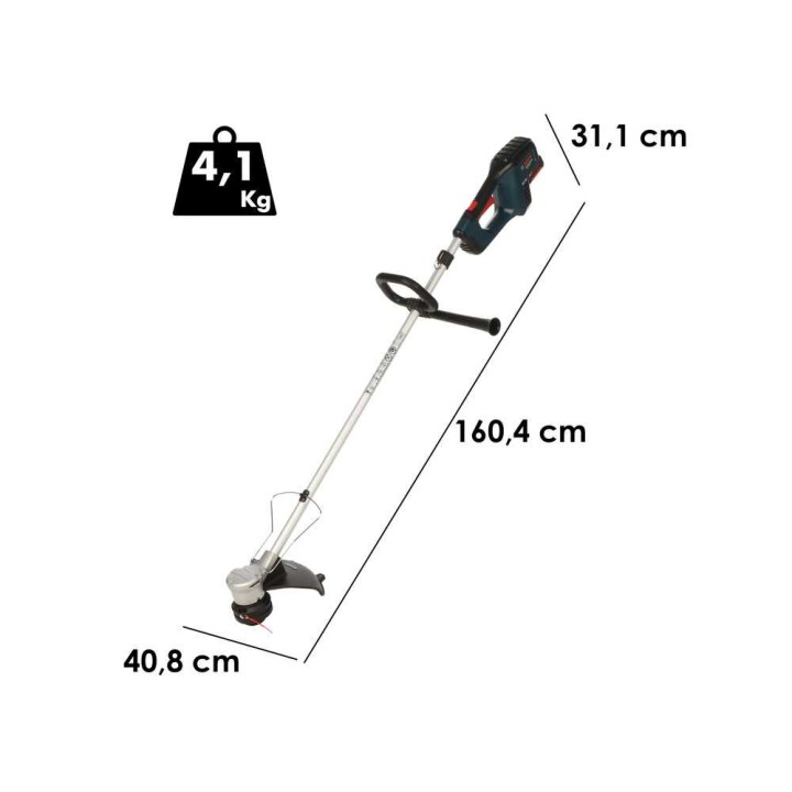 Bosch Professional GFR 18V-23 akkuraivaussaha, 18 V, 4 Ah, siimapää ja metalliterä