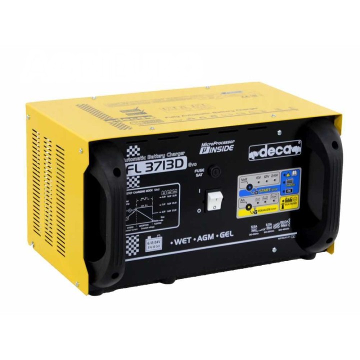 Deca FL 3713D akkulaturi ja ylläpitolaturi, 6–24 V, 760 W