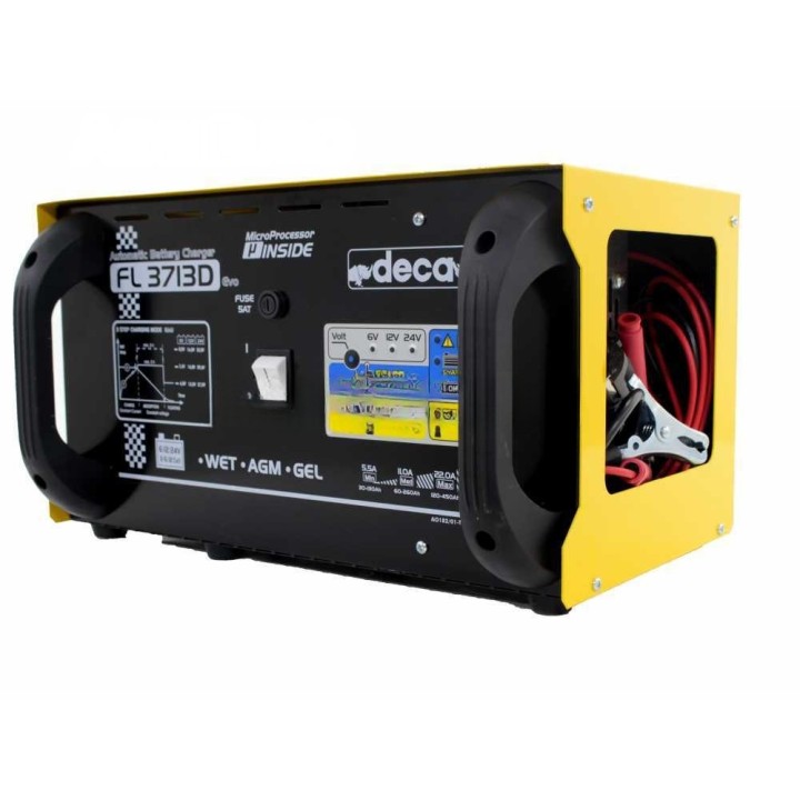 Deca FL 3713D akkulaturi ja ylläpitolaturi, 6–24 V, 760 W