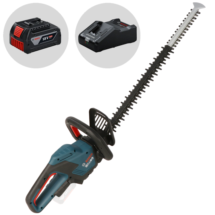 Bosch Professional GHE 18V 50 akkukäyttöinen pensasleikkuri 50 cm 18 V 2 Ah