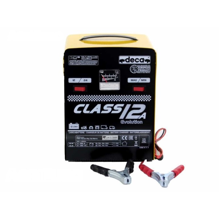 Deca CLASS 12 A akkulaturi, 12–24 V, 130 W, 15–140 Ah