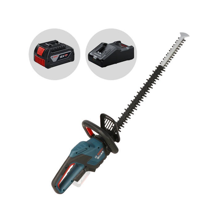 Bosch Professional GHE 18V 60 akkupensasleikkuri 18 V 4 Ah 60 cm