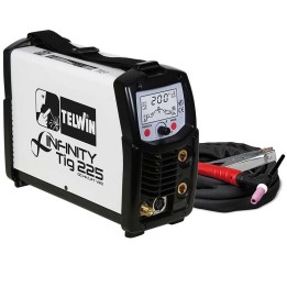 Telwin Infinity TIG 225 DC HF LIFT VRD invertterihitsauskone TIG ja MMA hitsaukseen 10 200 A
